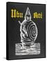 Front Cover of Ubu Roi Depicting Pere Ubu and the Spiral Adorning His Belly-null-Framed Stretched Canvas