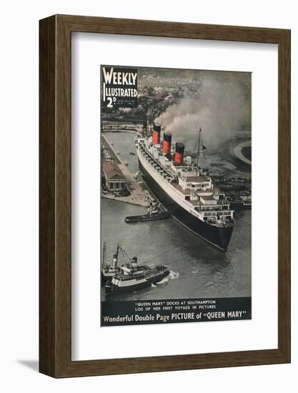 Front Cover of Weekly Illustrated Magazine - 4th April 1936-null-Framed Photographic Print