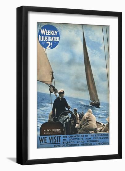Front Cover of Weekly Illustrated Magazine - 5th June 1937-null-Framed Art Print