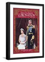 Front Cover of Weekly Illustrated Magazine - Coronation Souvenir Guide-null-Framed Art Print