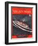 Front Cover of Weekly Illustrated Magazine - Queen Mary (Steamship) Special Issue-null-Framed Photographic Print