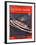 Front Cover of Weekly Illustrated Magazine - Queen Mary (Steamship) Special Issue-null-Framed Photographic Print