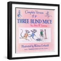 Front Cover the Three Blind Mice-Walton Corbould-Framed Premium Giclee Print