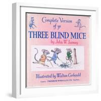 Front Cover the Three Blind Mice-Walton Corbould-Framed Premium Giclee Print