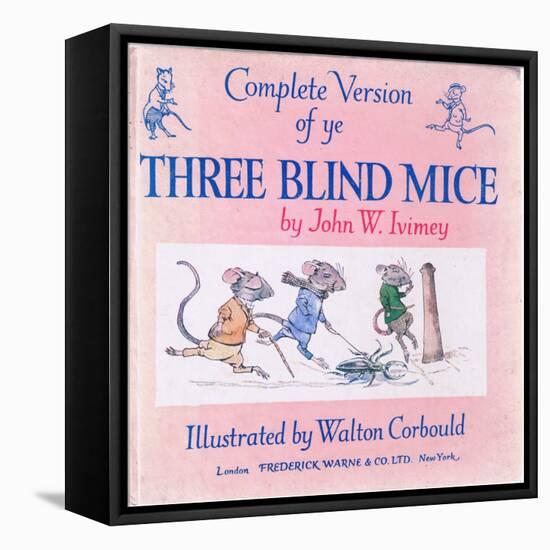 Front Cover the Three Blind Mice-Walton Corbould-Framed Stretched Canvas