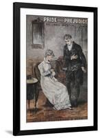 Front Cover To the Novel, 'Pride and Prejudice' by Jane Austen-null-Framed Giclee Print