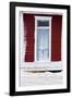 Front Door of Old School House with Snow-Terry Eggers-Framed Photographic Print