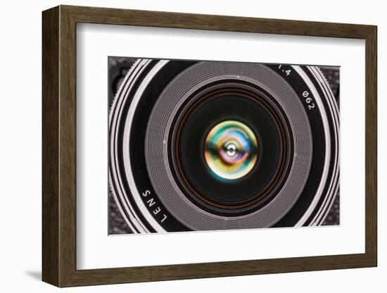 Front Element of A Camera Lens-yanmingzhang-Framed Photographic Print