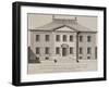 Front Elevation Of a Building. From a Pattern Book Of Drawings Of Typical English Buildings-null-Framed Giclee Print