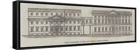 Front Elevation of the Bath Mineral Water Hospital-null-Framed Stretched Canvas