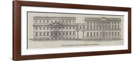 Front Elevation of the Bath Mineral Water Hospital-null-Framed Giclee Print