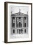 Front Elevation of the Society of Arts Building in John Adam Street, Westminster, London, C1770-Isaac Taylor-Framed Giclee Print