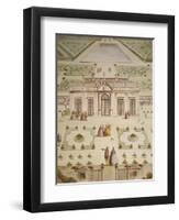 Front Elevation of Villa and Notional Garden-Andrea Urbani-Framed Giclee Print