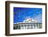 Front entrance to the Rose Bowl in Pasadena, Pasadena, California-null-Framed Photographic Print