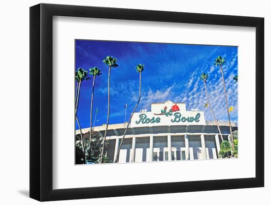 Front entrance to the Rose Bowl in Pasadena, Pasadena, California-null-Framed Photographic Print