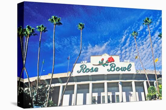 Front entrance to the Rose Bowl in Pasadena, Pasadena, California-null-Stretched Canvas