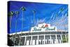 Front entrance to the Rose Bowl in Pasadena, Pasadena, California-null-Stretched Canvas