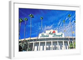 Front entrance to the Rose Bowl in Pasadena, Pasadena, California-null-Framed Photographic Print