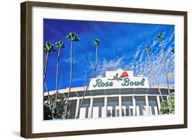 Front entrance to the Rose Bowl in Pasadena, Pasadena, California-null-Framed Photographic Print