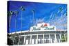 Front entrance to the Rose Bowl in Pasadena, Pasadena, California-null-Stretched Canvas