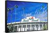 Front entrance to the Rose Bowl in Pasadena, Pasadena, California-null-Framed Stretched Canvas