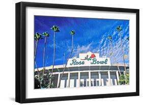 Front entrance to the Rose Bowl in Pasadena, Pasadena, California-null-Framed Photographic Print