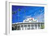 Front entrance to the Rose Bowl in Pasadena, Pasadena, California-null-Framed Photographic Print