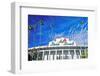 Front entrance to the Rose Bowl in Pasadena, Pasadena, California-null-Framed Premium Photographic Print