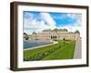 Front Facade of Schloss Schonbrunn Palace, Vienna, Wein, Austria-Miva Stock-Framed Premium Photographic Print