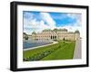 Front Facade of Schloss Schonbrunn Palace, Vienna, Wein, Austria-Miva Stock-Framed Premium Photographic Print