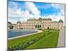 Front Facade of Schloss Schonbrunn Palace, Vienna, Wein, Austria-Miva Stock-Mounted Premium Photographic Print