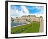 Front Facade of Schloss Schonbrunn Palace, Vienna, Wein, Austria-Miva Stock-Framed Photographic Print