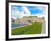 Front Facade of Schloss Schonbrunn Palace, Vienna, Wein, Austria-Miva Stock-Framed Photographic Print