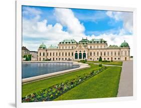 Front Facade of Schloss Schonbrunn Palace, Vienna, Wein, Austria-Miva Stock-Framed Photographic Print