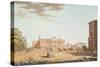 Front Facade of St.Michael's Castle, St. Petersburg-Benjamin Patersson-Stretched Canvas