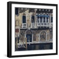 Front Facade Venetian Palazzo-Susan Brown-Framed Giclee Print