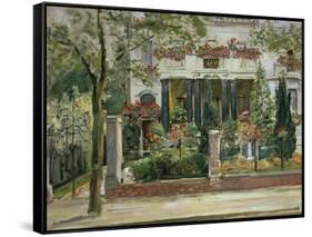 Front Garden of the Steinbart'Sche Villa, Berlin, 1911-Max Slevogt-Framed Stretched Canvas