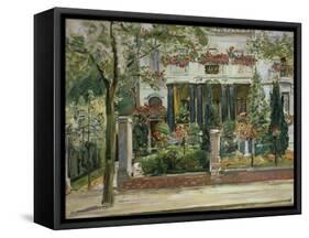 Front Garden of the Steinbart'Sche Villa, Berlin, 1911-Max Slevogt-Framed Stretched Canvas
