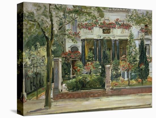 Front Garden of the Steinbart'Sche Villa, Berlin, 1911-Max Slevogt-Stretched Canvas