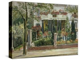 Front Garden of the Steinbart'Sche Villa, Berlin, 1911-Max Slevogt-Stretched Canvas