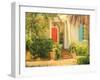 Front Garden Tuscan Dreams I-Walt Johnson-Framed Art Print