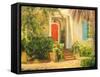 Front Garden Tuscan Dreams I-Walt Johnson-Framed Stretched Canvas
