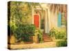 Front Garden Tuscan Dreams I-Walt Johnson-Stretched Canvas