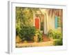 Front Garden Tuscan Dreams I-Walt Johnson-Framed Art Print