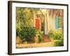 Front Garden Tuscan Dreams I-Walt Johnson-Framed Art Print