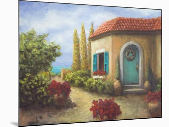 Front Garden Tuscan Dreams II-Walt Johnson-Mounted Art Print