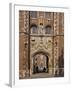 Front Gate of St. John's College Built 1511-20, Cambridge, Cambridgeshire, England, UK-Nigel Blythe-Framed Photographic Print