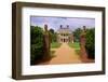 Front gates of Shirley Plantation on the James River, Virginia's First Plantation founded in 161...-null-Framed Photographic Print