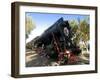 Front of an Old Locomotive, Railway Museum, Tashkent, Uzbekistan, Central Asia, Asia-Michael Runkel-Framed Photographic Print