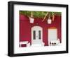 Front of Cafe, Taverna, Symi Island, Dodecanese Islands, Greece-Peter Adams-Framed Photographic Print